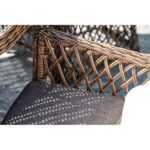 Эспрессо–150 L обеденная группа плетеная, цвет коричневый ECL6T-7-SET brown
