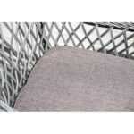 Латте плетеное кресло из искусственного ротанга, цвет графит YH-C1619W-2 graphite