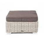 Лунго плетеная оттоманка с подушкой, цвет бежевый YH-S4019W-1 beige