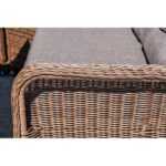 Бергамо плетеный левый модуль дивана, цвет коричневый YH-C2579WZ brown