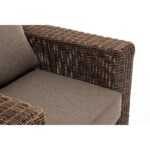 Боно лаунж-зона из искусственного ротанга, цвет коричневый BS3C2T-4-SET brown