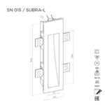 Настенный светильник SUBRA-L 60 SN015