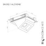 Встраиваемый светильник ALCYONE SN012