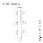 Настенный светильник SUBRA-XL SN027