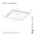 Встраиваемый светильник AQUARIUS SN017