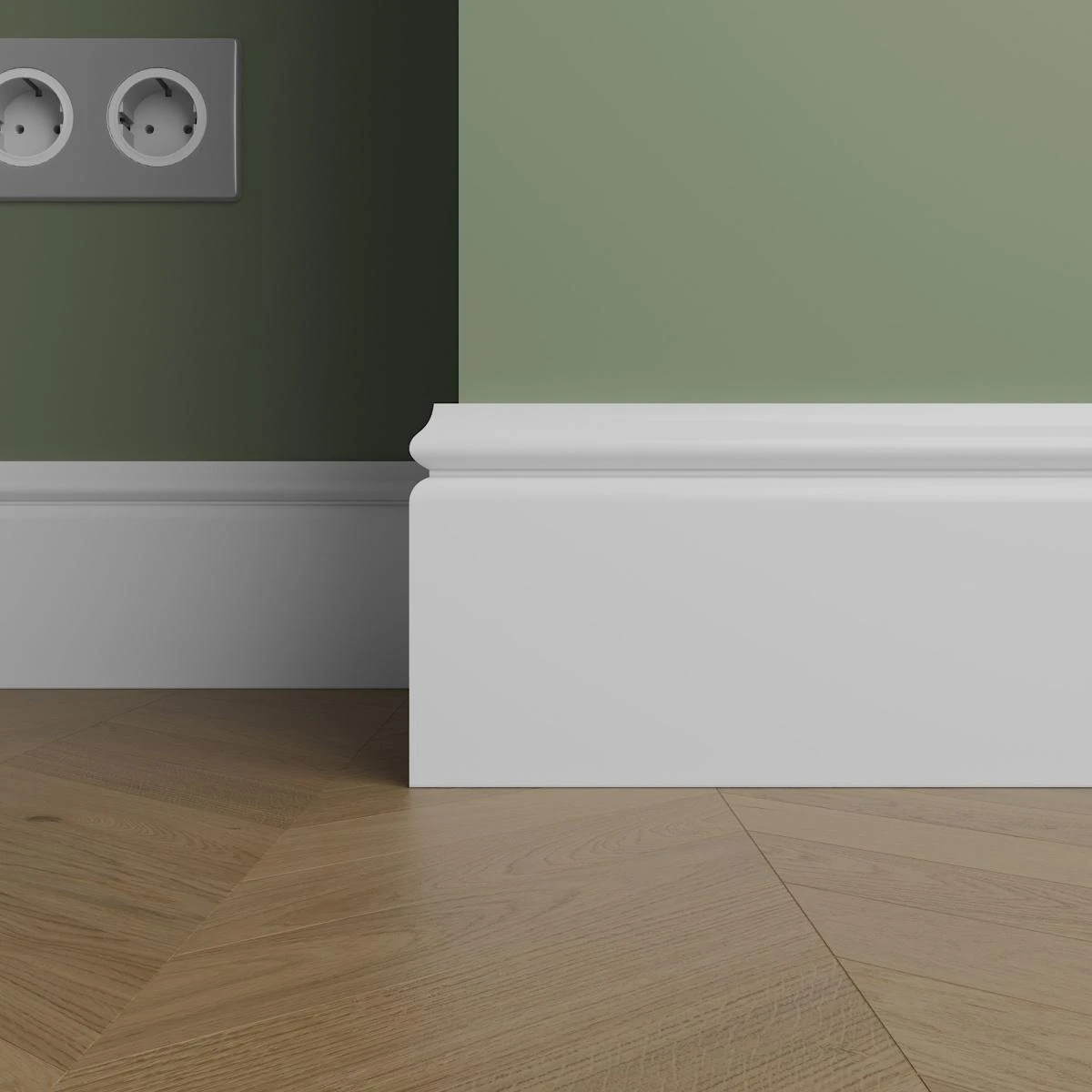 Плинтус Ultrawood арт. Base 5501 i (2000 x 100 x 12 мм.) Плинтус Ultrawood арт. Base 5501 i (2000 x 100 x 12 мм.)