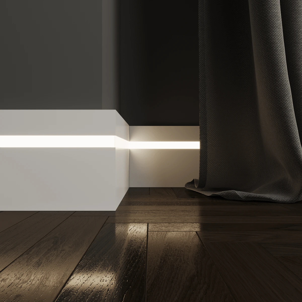 Плинтус Ultrawood арт. Base 1015L i (2000 x 100 x 15 мм.)