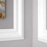 Молдинг белый Ultrawood арт. U 0002 p (2000 х 45 х 14 мм)