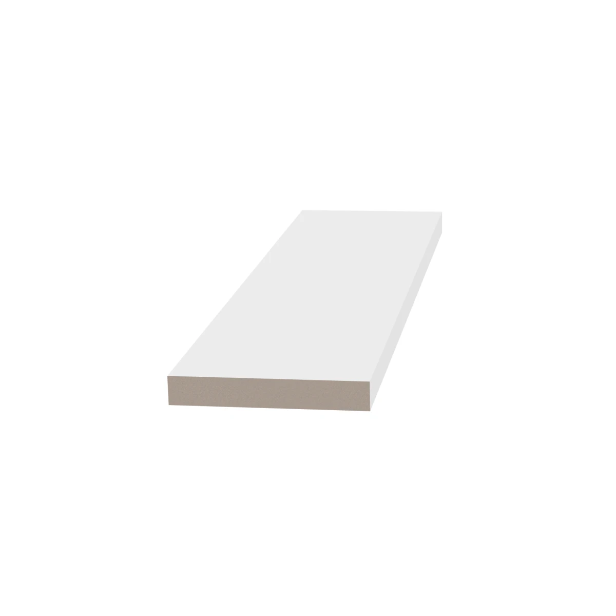 Профиль белый Ultrawood арт. BO 8012 p (2000 х 80 х 12 мм)
