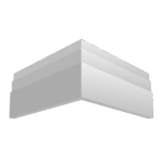 Плинтус Ultrawood арт. Base 1216 i (2000 х 120 х 16 мм)
