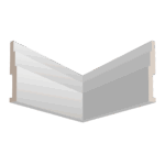 Плинтус Ultrawood арт. Base 1216 i (2000 х 120 х 16 мм)