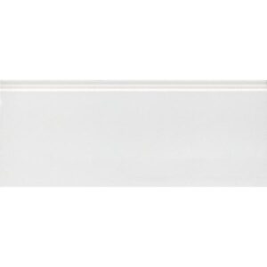 FMF022R Плинтус Флориан белый матовый обрезной 30x12x1