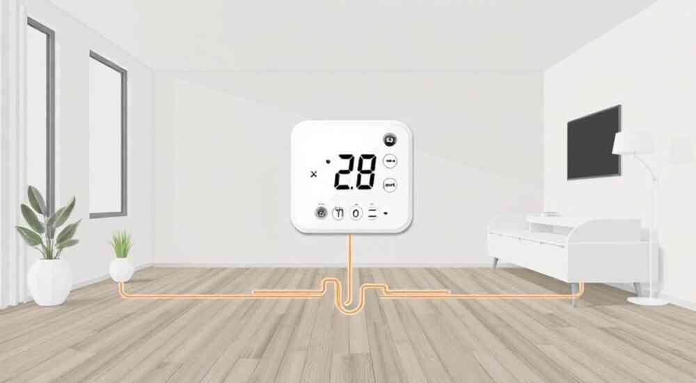 Как настроить теплый пол электрический терморегулятор сенсорный
