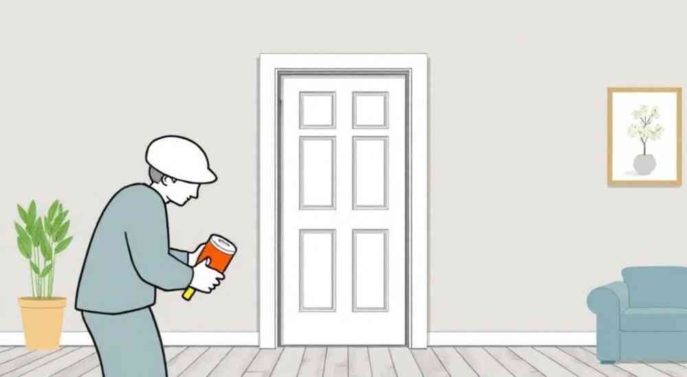 Как приклеить наличники на межкомнатные двери