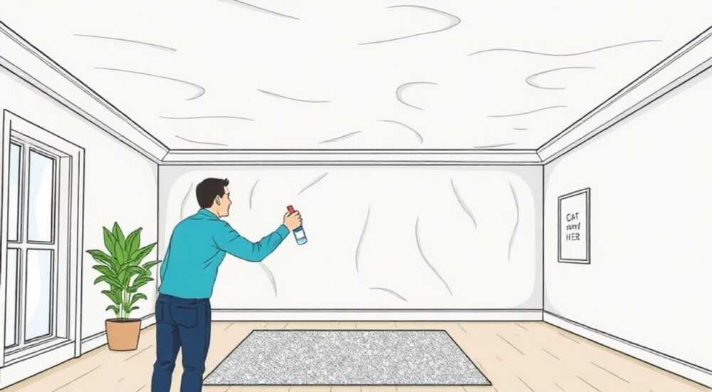 Как приклеить потолочный плинтус на неровные стены