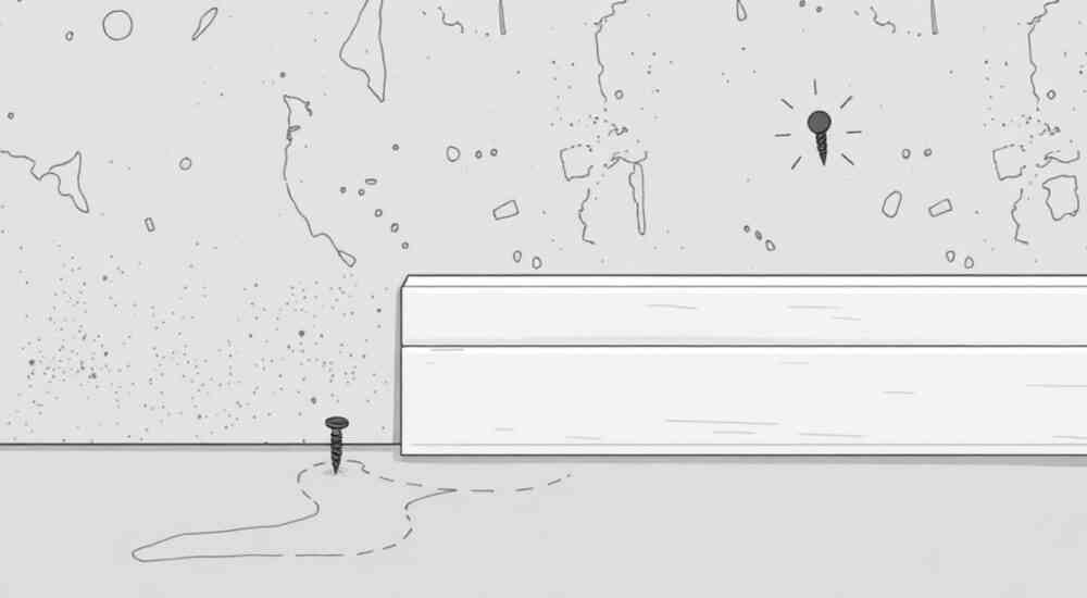 Как прикрутить плинтуса к бетонной стене пластиковые