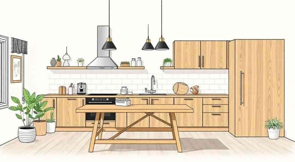 Как сделать мебель для кухни из дерева своими руками