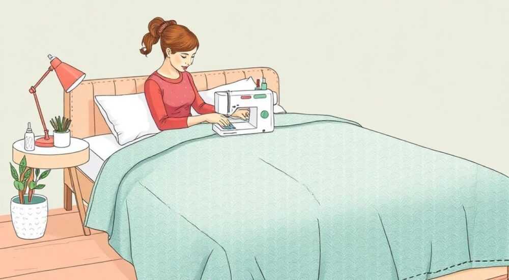 Как сшить покрывало на кровать