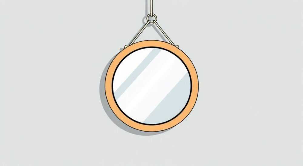 Как вырезать круглое зеркало