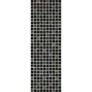 MM12111 Астория черный мозаичный 25*75 керамический декор Керама Марацци