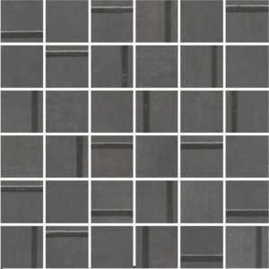 MM13132 Гварди 1 мозаичный антрацит матовый обрезной 30x30x0