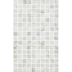 MM6432 Кантата мозаичный белый глянцевый 25x40x0