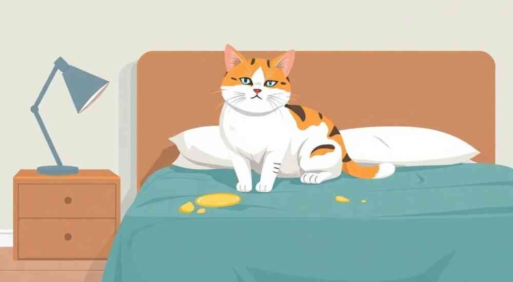 Почему кошка стала писать на кровать
