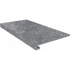 SG632820R/GCF Ступень клееная Терраццо серый темный 33x60x0
