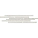 T025/11206 Карму мозаичный серый светлый матовый 75х15 декор