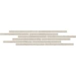 T025/11207 Карму мозаичный бежевый матовый 75х15 декор