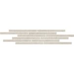 T025/11207 Карму мозаичный бежевый матовый 75х15 декор