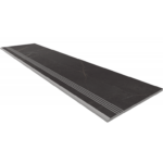 Ступени Ступень NL04 Nolana Black неполированный с насечками 30x120 Steptrade/NL04_NS/30x120x10