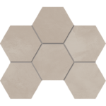 Мозаика GF02 Graffito Light Beige Hexagon неполированная 25x28