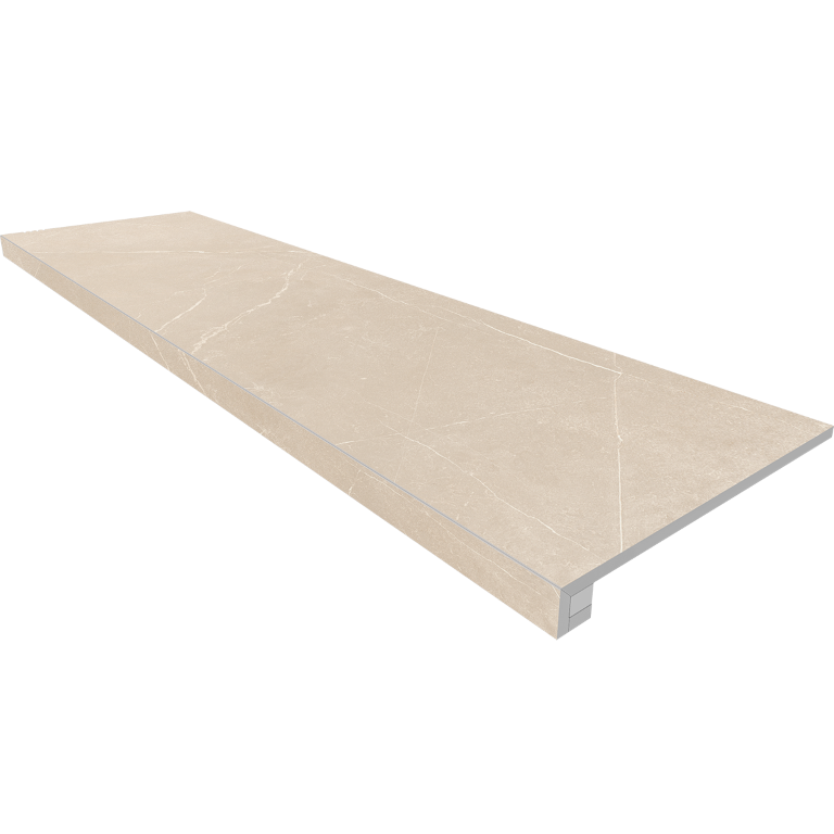 Ступени Комплект NL01 Nolana Beige (Ступень 33x120 неполированный прямоугольный бортик без насечек + Подступенок 14 Ступени Комплект NL01 Nolana Beige (Ступень 33x120 неполированный прямоугольный бортик без насечек + Подступенок 14