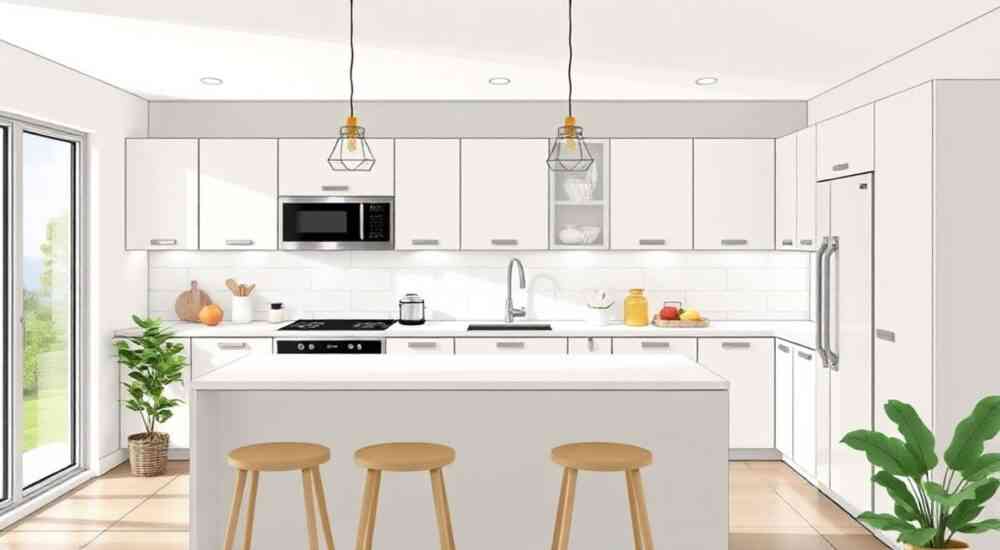 Что можно поставить на кухонные шкафы для интерьера