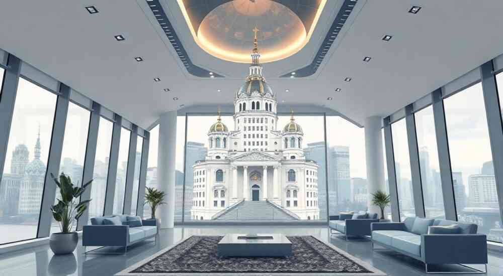 Интерьеры какого московского здания