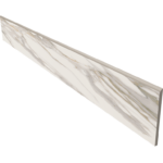 Керамогранит Плинтус RM01 Miramare White неполированный 7x60 Skirting/RM01_NS/7x60x10