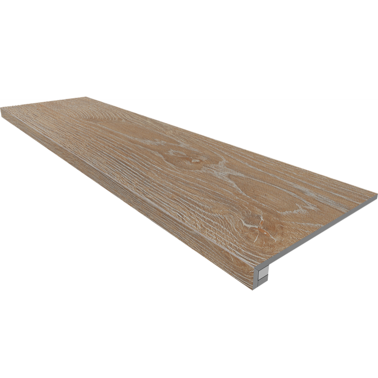 Ступени Комплект KW01 Kraft Wood Rusty Beige (Ступень 33x120 структурированный прямоугольный бортик без насечек + Подступенок 14 Ступени Комплект KW01 Kraft Wood Rusty Beige (Ступень 33x120 структурированный прямоугольный бортик без насечек + Подступенок 14