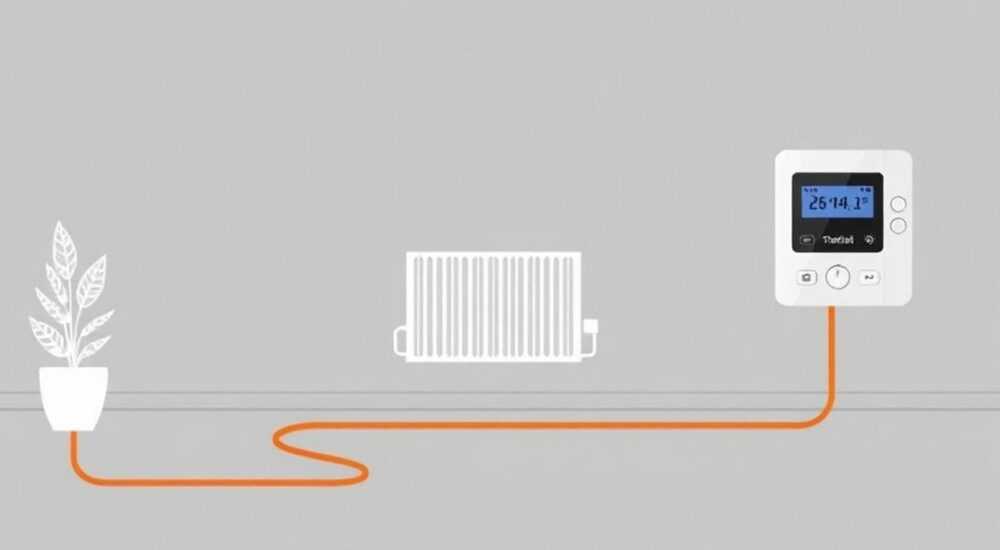 Как подключить теплый пол электрический пленочный к терморегулятору