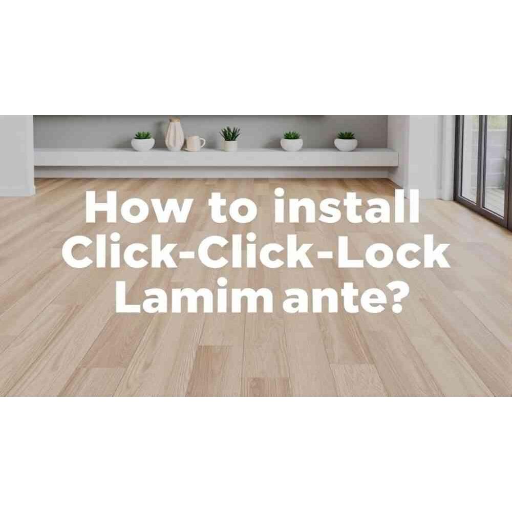 Как укладывать ламинат click it