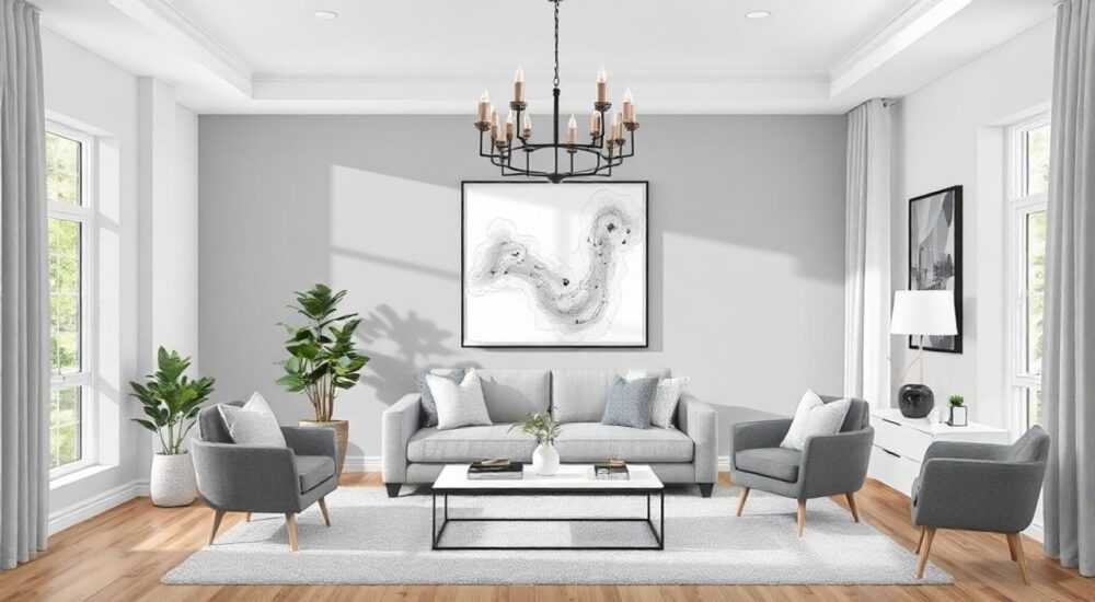 Как украсить серый интерьер