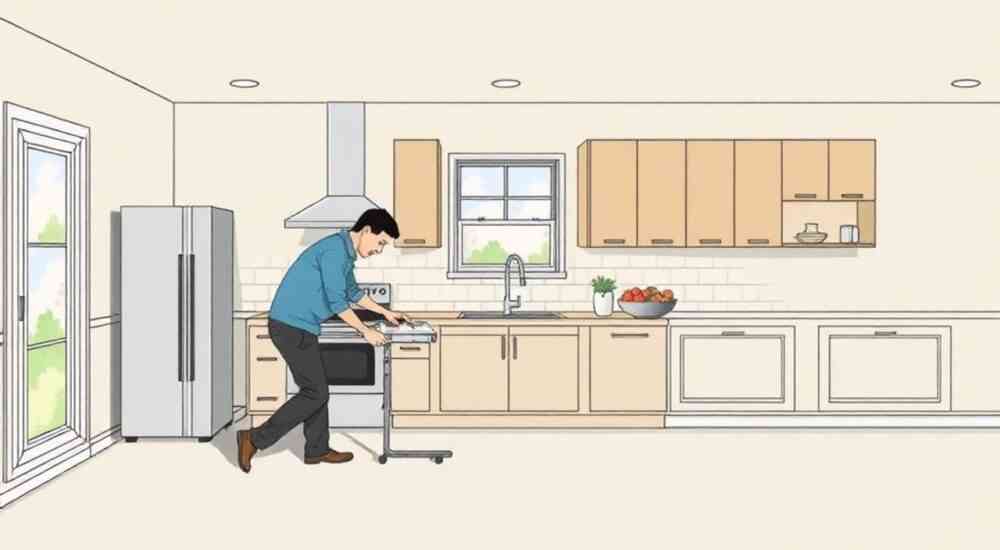 Как установить плинтус стеновой панели для кухни