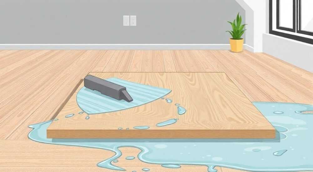 Как выровнять вздувшийся ламинат от воды