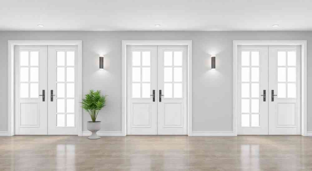 Сколько стоят 5 межкомнатных дверей под ключ
