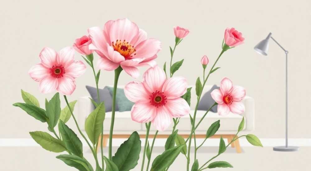 Цветы искусственные для интерьера как живые купить в интернет магазине недорого