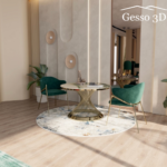 Гипсовая панель Capri-2 Gesso 3D