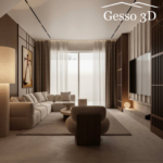 Гипсовая панель Dacota Gesso 3D