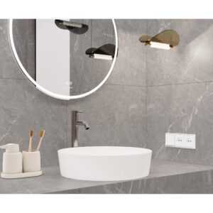 Pietra grey Керамогранит серый матовый карвинг 60×60 LAPARET