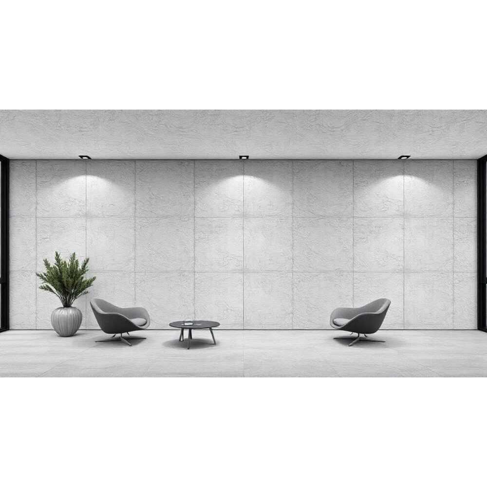 concrete module серый декор 300х600 в интерьере