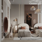 Гипсовая панель Capri-3 Gesso 3D